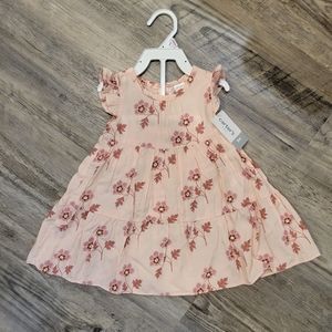 Carters Floral Dress with diaper cover.